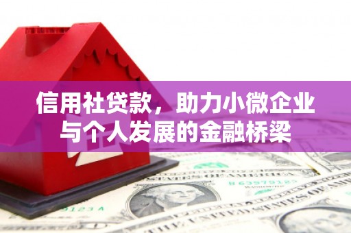 深坑信用社贷款，助力小微企业与个人发展的金融桥梁