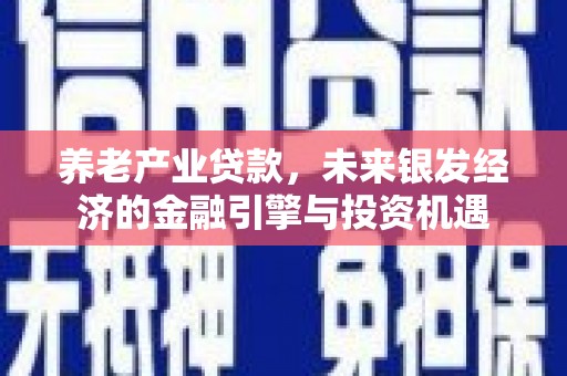 南宫养老产业贷款，未来银发经济的金融引擎与投资机遇