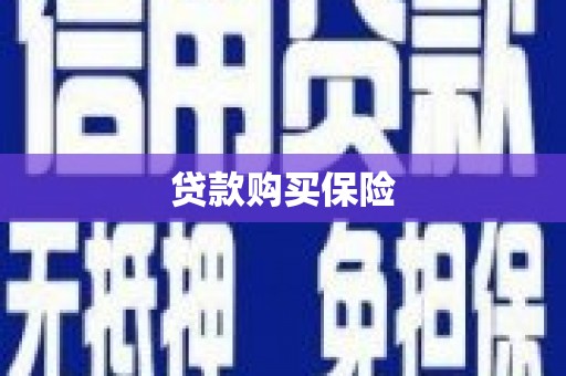 南京贷款购买保险