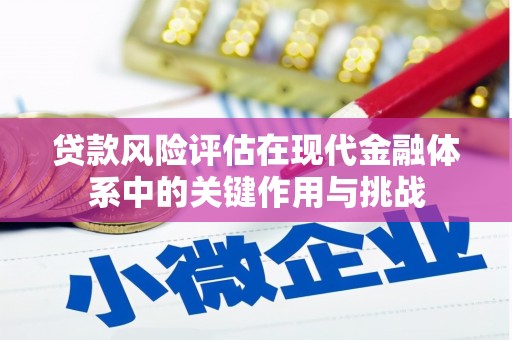 镇安贷款风险评估在现代金融体系中的关键作用与挑战