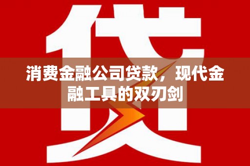 埌东消费金融公司贷款，现代金融工具的双刃剑