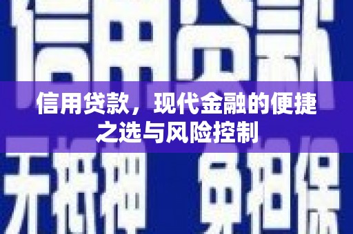 乐昌信用贷款，现代金融的便捷之选与风险控制