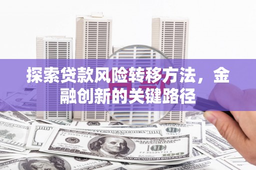 革吉探索贷款风险转移方法，金融创新的关键路径