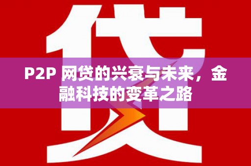 港南P2P 网贷的兴衰与未来，金融科技的变革之路