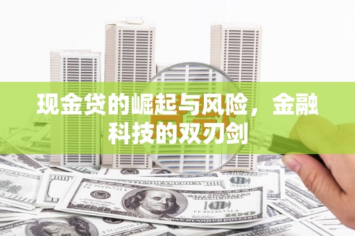 从化现金贷的崛起与风险，金融科技的双刃剑