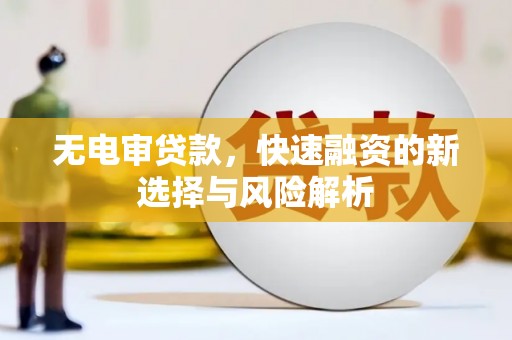 赫山无电审贷款，快速融资的新选择与风险解析