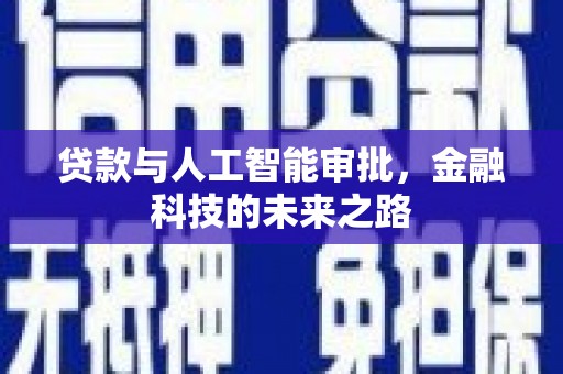 民雄贷款与人工智能审批，金融科技的未来之路