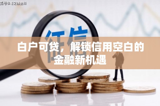 南涧白户可贷，解锁信用空白的金融新机遇