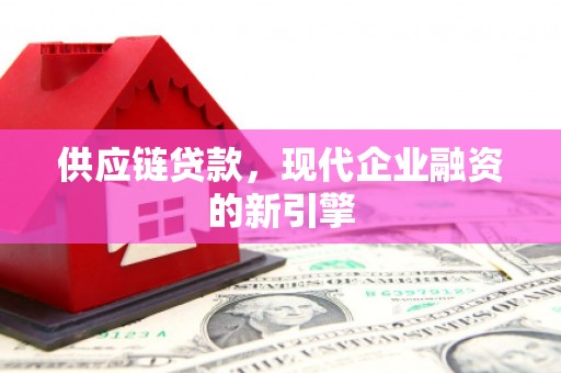 广东供应链贷款，现代企业融资的新引擎