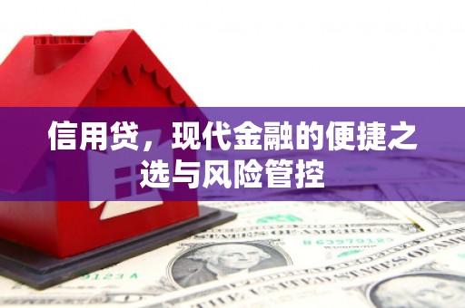 乌尔禾信用贷，现代金融的便捷之选与风险管控
