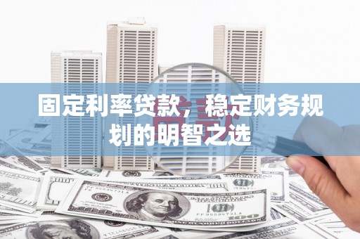 高邑固定利率贷款，稳定财务规划的明智之选