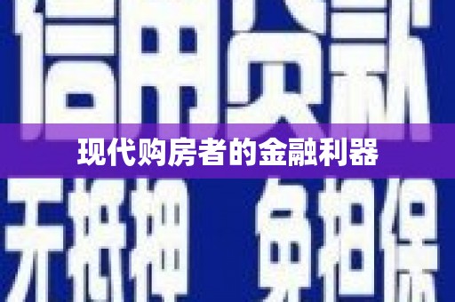 埤头现代购房者的金融利器