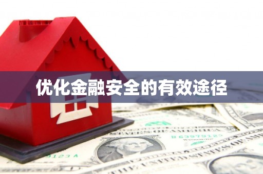 四湖优化金融安全的有效途径